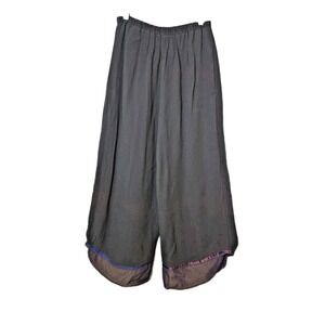 Vintage 90s Balloon‎ Pants Rayon Avant Garde Elastic Waist Aug 27 AM Designer OS